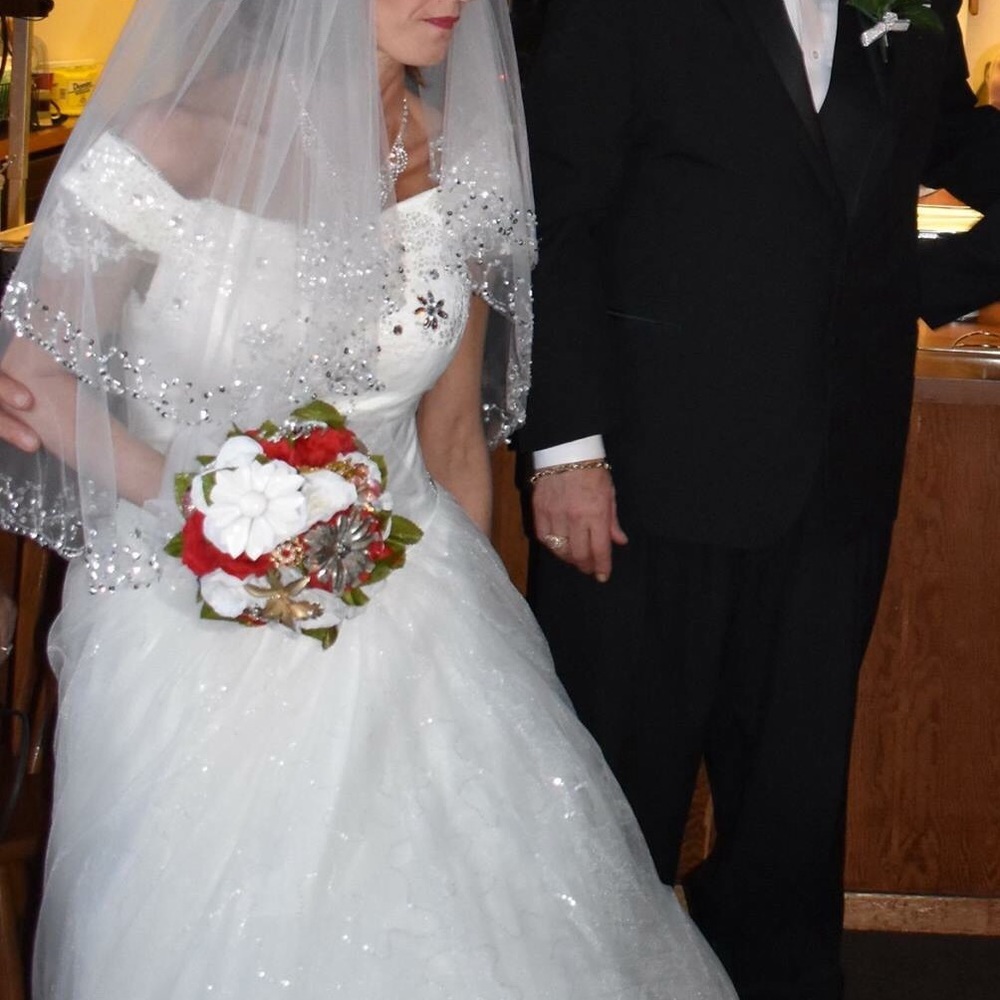 Beautiful wedding gown